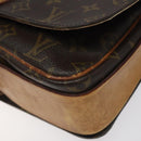 LOUIS VUITTON Monogram Cartouchiere GM Shoulder Bag M51252 LV Auth BA3340-14