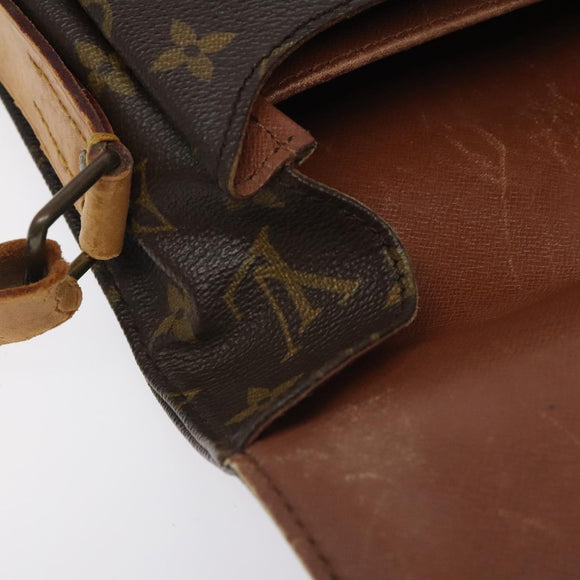LOUIS VUITTON Monogram Cartouchiere GM Shoulder Bag M51252 LV Auth BA3340