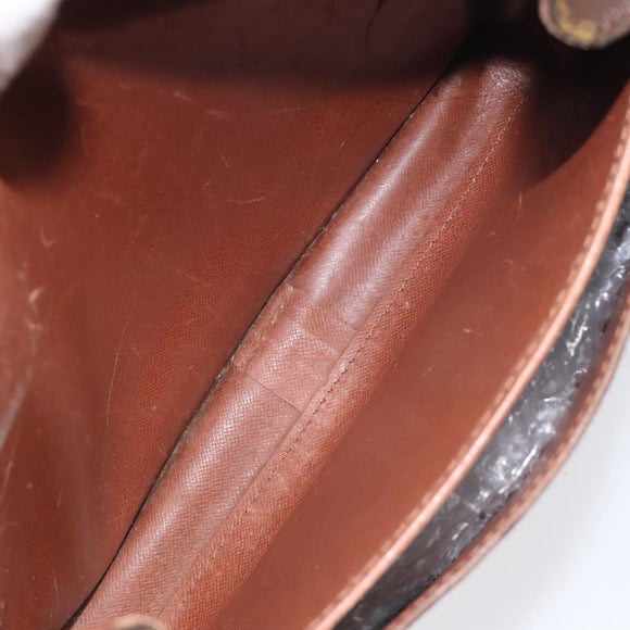 LOUIS VUITTON Monogram Cartouchiere GM Shoulder Bag M51252 LV Auth BA3340