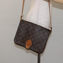 LOUIS VUITTON Monogram Cartouchiere GM Shoulder Bag M51252 LV Auth BA3340-24