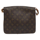 LOUIS VUITTON Monogram Cartouchiere GM Shoulder Bag M51252 LV Auth BA3340-2