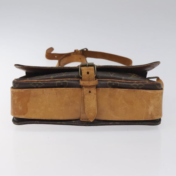 LOUIS VUITTON Monogram Cartouchiere GM Shoulder Bag M51252 LV Auth BA3340