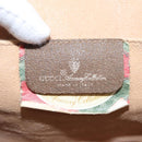 GUCCI GG Supreme Web Sherry Line Clutch Bag PVC Beige Gold 89 01 030 Auth BA3345-17