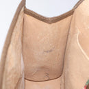 GUCCI GG Supreme Web Sherry Line Clutch Bag PVC Beige Gold 89 01 030 Auth BA3345-19