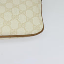 GUCCI GG Supreme Shoulder Bag PVC White Gold 904 02 047 Auth BA3348-11