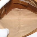 GUCCI GG Supreme Shoulder Bag PVC White Gold 904 02 047 Auth BA3348-16