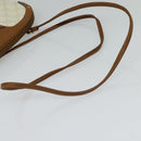 GUCCI GG Supreme Shoulder Bag PVC White Gold 904 02 047 Auth BA3348-7