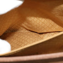 GUCCI Bamboo Hand Bag Suede Leather 2way Beige Gold Auth BA3351-21