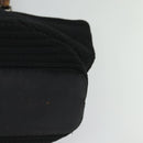 GUCCI Bamboo Hand Bag Canvas 2way Black Silver 002 2058 0439 5 Auth BA3352-11