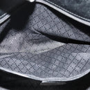 GUCCI Bamboo Hand Bag Canvas 2way Black Silver 002 2058 0439 5 Auth BA3352-18