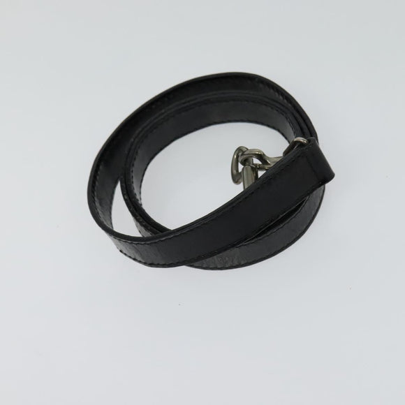 GUCCI Bamboo Hand Bag Canvas 2way Black Silver 002 2058 0439 5 Auth BA3352