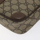 GUCCI GG Supreme Shoulder Bag PVC Beige Gold 007 115 6423 Auth BA3357-15