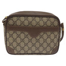 GUCCI GG Supreme Shoulder Bag PVC Beige Gold 007 115 6423 Auth BA3357-13