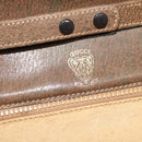 GUCCI GG Supreme Web Sherry Line Shoulder Bag PVC Beige Gold Auth BA3358-19