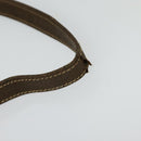 GUCCI GG Supreme Web Sherry Line Shoulder Bag PVC Beige Gold Auth BA3358-8