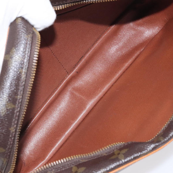 LOUIS VUITTON Monogram Compiegne 28 Clutch Bag M51845 LV Auth BA3364