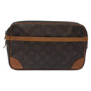 LOUIS VUITTON Monogram Compiegne 28 Clutch Bag M51845 LV Auth BA3364-13