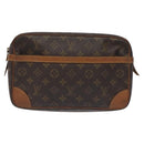 LOUIS VUITTON Monogram Compiegne 28 Clutch Bag M51845 LV Auth BA3365-13