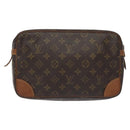 LOUIS VUITTON Monogram Compiegne 28 Clutch Bag M51845 LV Auth BA3365-2