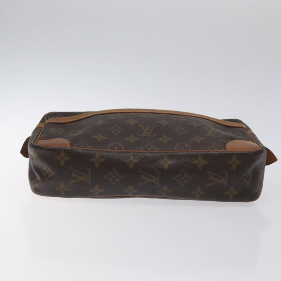 LOUIS VUITTON Monogram Compiegne 28 Clutch Bag M51845 LV Auth BA3365