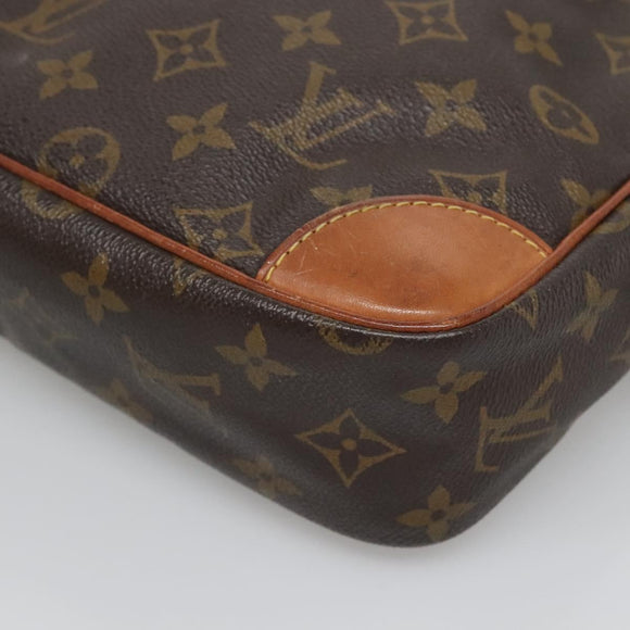 LOUIS VUITTON Monogram Compiegne 28 Clutch Bag M51845 LV Auth BA3377