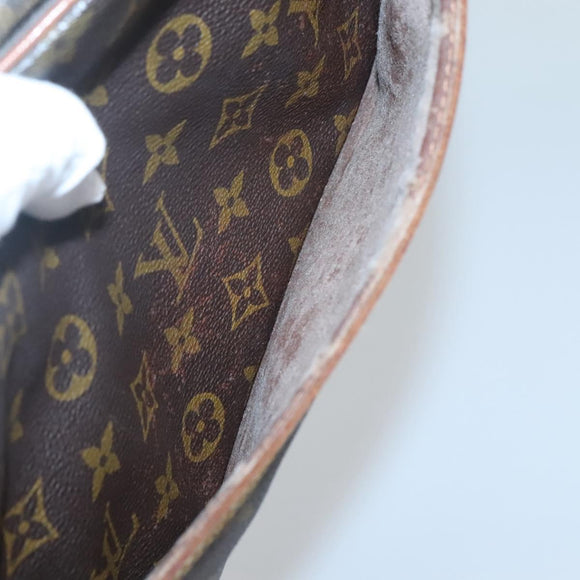 LOUIS VUITTON Monogram Compiegne 28 Clutch Bag M51845 LV Auth BA3377
