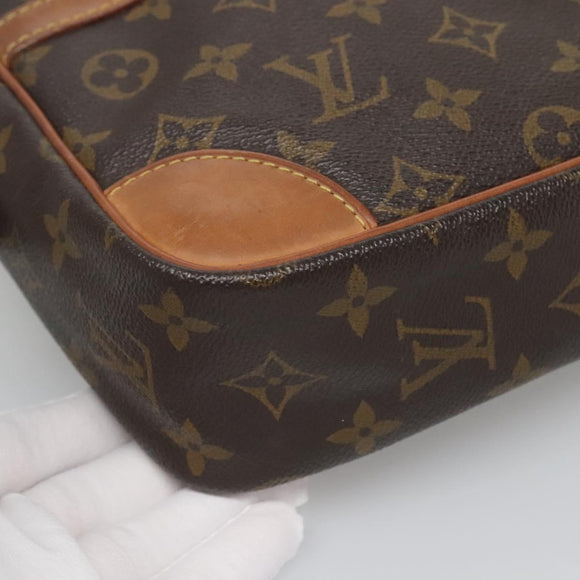 LOUIS VUITTON Monogram Compiegne 28 Clutch Bag M51845 LV Auth BA3377