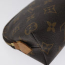 LOUIS VUITTON Monogram Pochette Cosmetic PM Cosmetic Pouch M47515 LV Auth BA3383-16