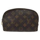 LOUIS VUITTON Monogram Pochette Cosmetic PM Cosmetic Pouch M47515 LV Auth BA3383-13