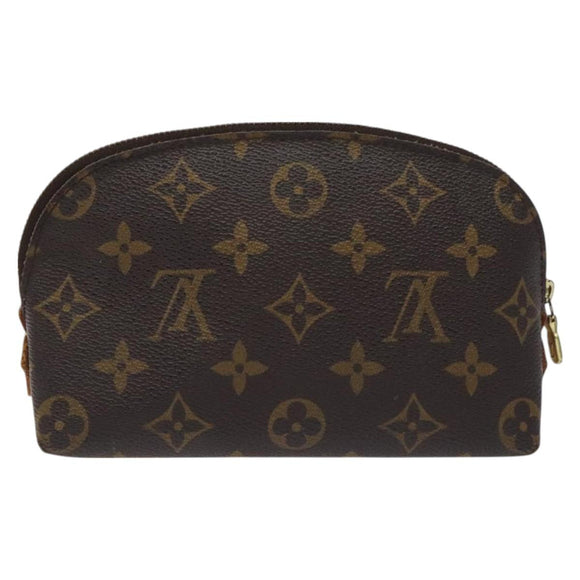 LOUIS VUITTON Monogram Pochette Cosmetic PM Cosmetic Pouch M47515 LV Auth BA3383