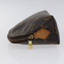 LOUIS VUITTON Monogram Pochette Cosmetic PM Cosmetic Pouch M47515 LV Auth BA3383-4