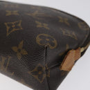 LOUIS VUITTON Monogram Pochette Cosmetic PM Cosmetic Pouch M47515 LV Auth BA3383-7
