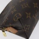LOUIS VUITTON Monogram Pochette Cosmetic PM Cosmetic Pouch M47515 LV Auth BA3383-14