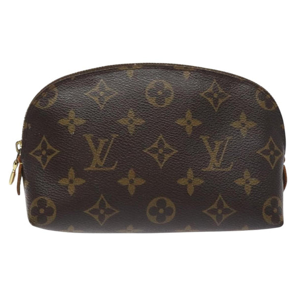 LOUIS VUITTON Monogram Pochette Cosmetic PM Cosmetic Pouch M47515 LV Auth BA3384
