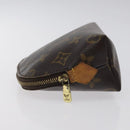 LOUIS VUITTON Monogram Pochette Cosmetic PM Cosmetic Pouch M47515 LV Auth BA3384-4