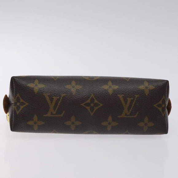LOUIS VUITTON Monogram Pochette Cosmetic PM Cosmetic Pouch M47515 LV Auth BA3384