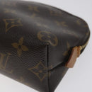 LOUIS VUITTON Monogram Pochette Cosmetic PM Cosmetic Pouch M47515 LV Auth BA3384-7