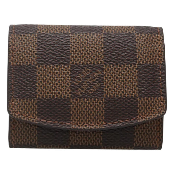 LOUIS VUITTON Damier Ebene Cuff Case LV Auth BA3389