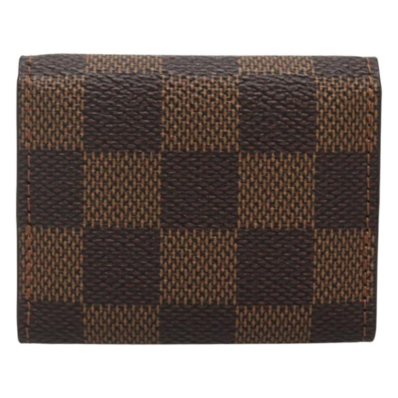 LOUIS VUITTON Damier Ebene Cuff Case LV Auth BA3389