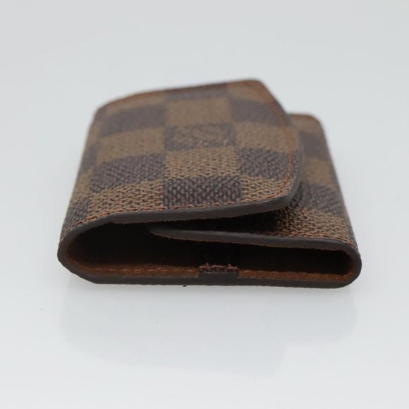 LOUIS VUITTON Damier Ebene Cuff Case LV Auth BA3389