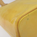 LOUIS VUITTON Monogram Vernis Houston Hand Bag Gris M91053 LV Auth BA339-14