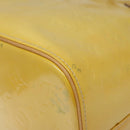 LOUIS VUITTON Monogram Vernis Houston Hand Bag Gris M91053 LV Auth BA339-15