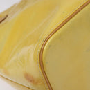 LOUIS VUITTON Monogram Vernis Houston Hand Bag Gris M91053 LV Auth BA339-16