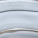 LOUIS VUITTON Monogram Vernis Houston Hand Bag Gris M91053 LV Auth BA339-18