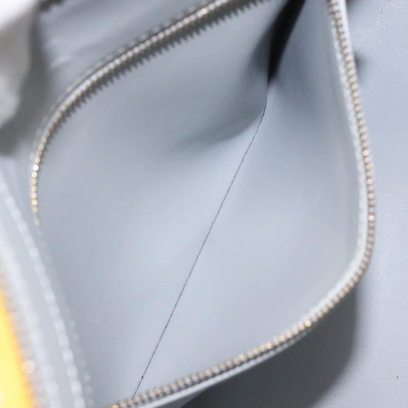 LOUIS VUITTON Monogram Vernis Houston Hand Bag Gris M91053 LV Auth BA339