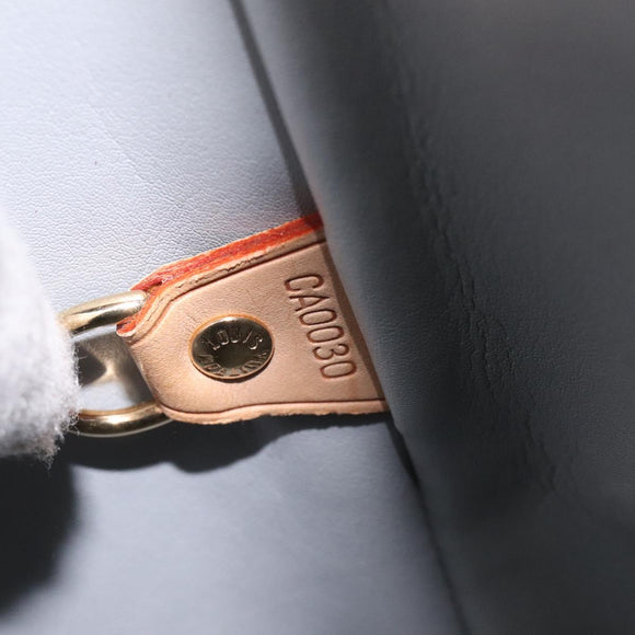 LOUIS VUITTON Monogram Vernis Houston Hand Bag Gris M91053 LV Auth BA339