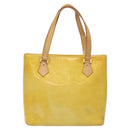 LOUIS VUITTON Monogram Vernis Houston Hand Bag Gris M91053 LV Auth BA339-13