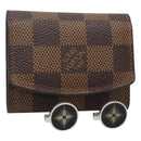 LOUIS VUITTON Damier Ebene Cuffs Cuff Case LV Auth BA3390-1