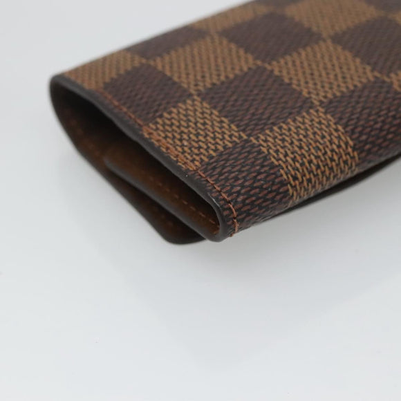 LOUIS VUITTON Damier Ebene Cuffs Cuff Case LV Auth BA3390