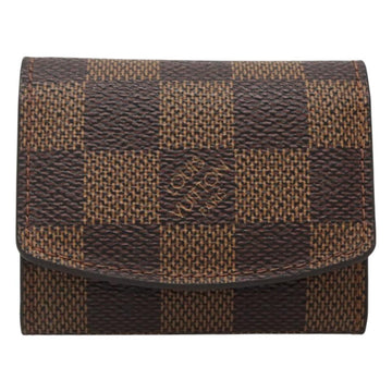 LOUIS VUITTON Damier Ebene Cuffs Cuff Case LV Auth BA3390 - 0